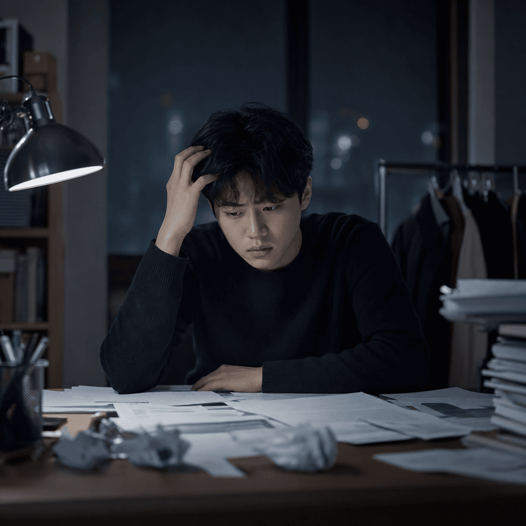 여러 이유로 취업을 미리 포기하는 모습
