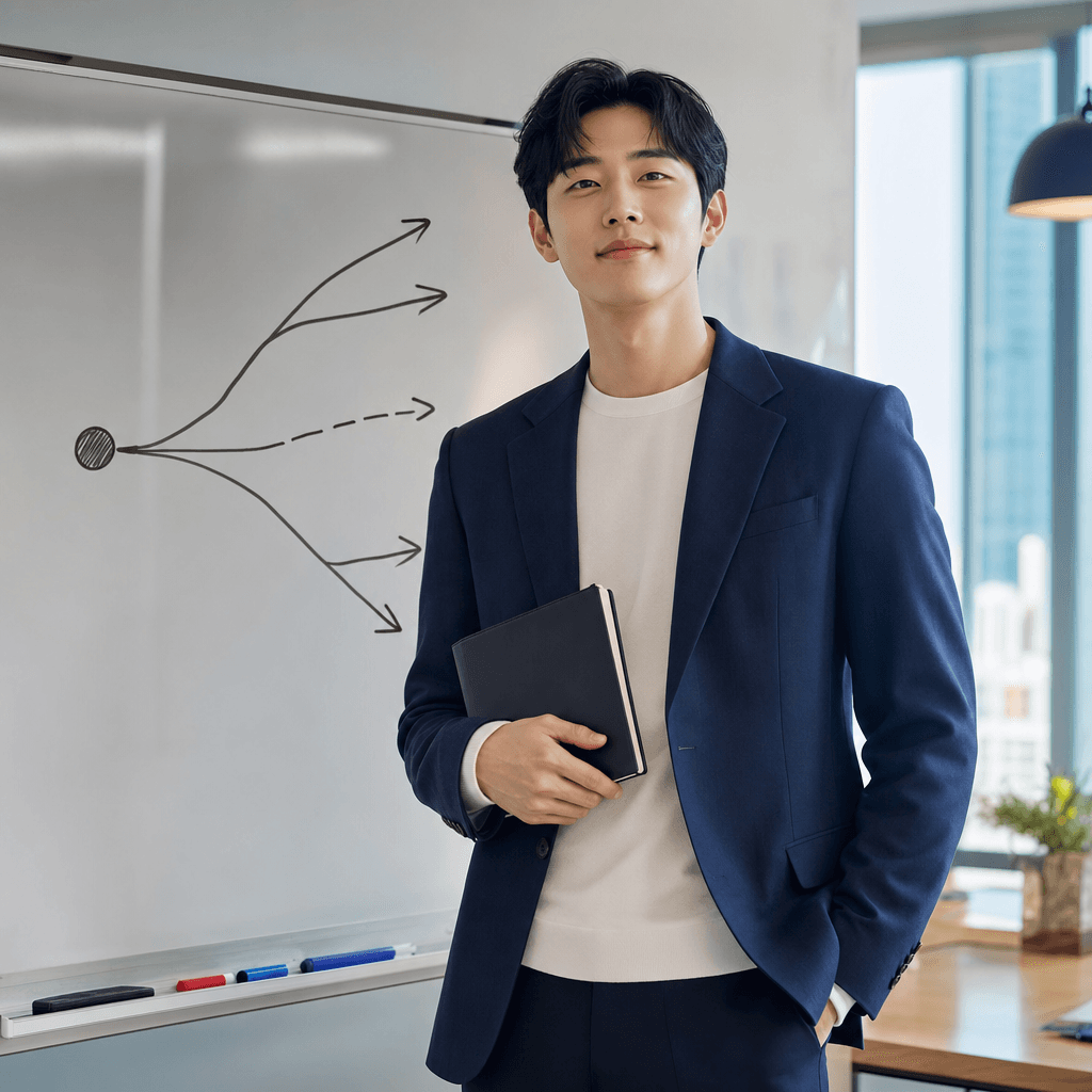 기획 갈래를 정하고 전략적으로 지원하는 모습